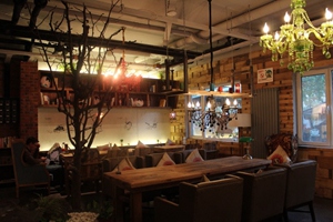 240平現代復古風咖啡廳裝修效果圖